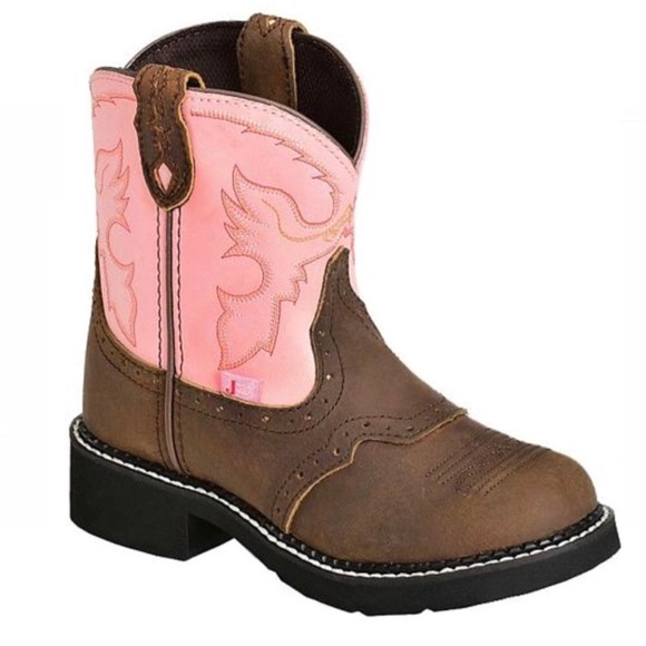 justin girls cowboy boots